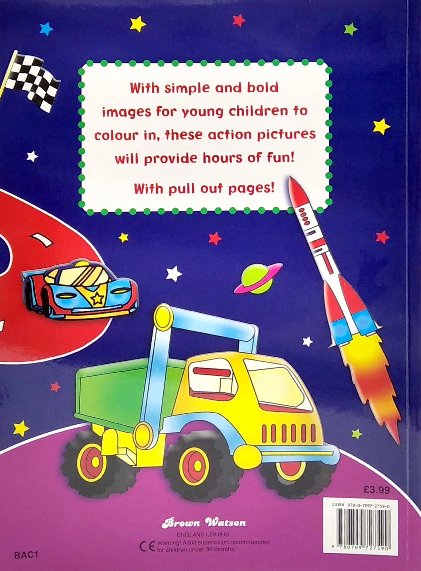 Bumper Action Colouring