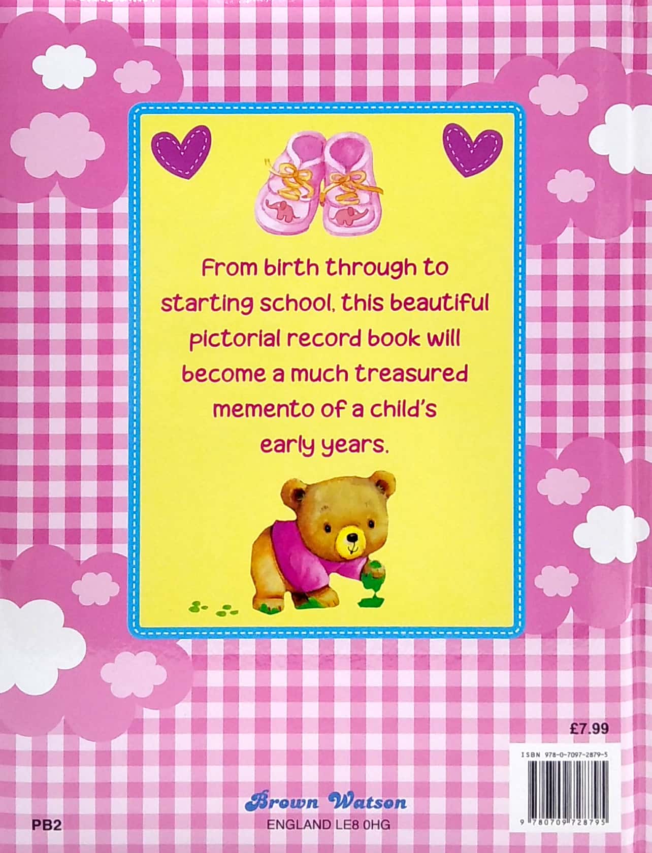 My Baby Book: A First Five Year Diary (Pink) - Hard Cover