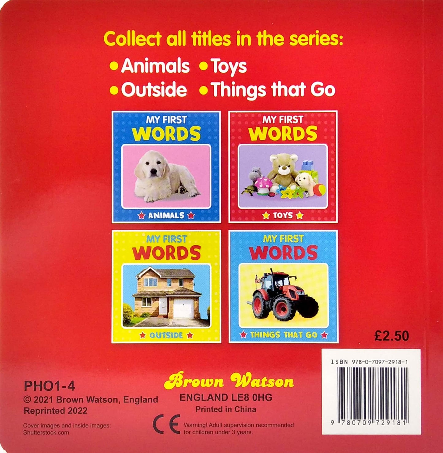 My First Words - Animals - Board Book