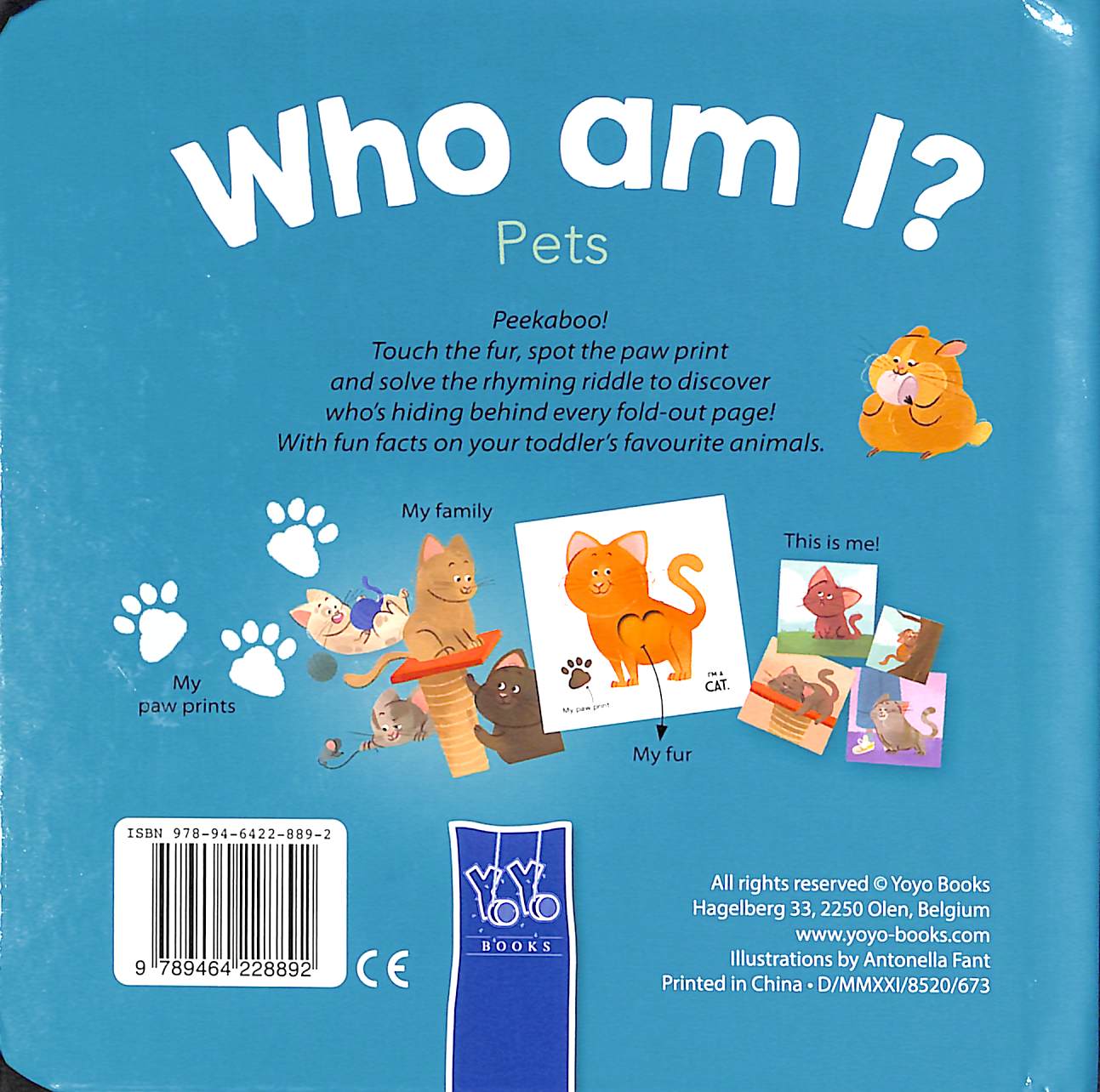Pets - Who Am I? - Board Book