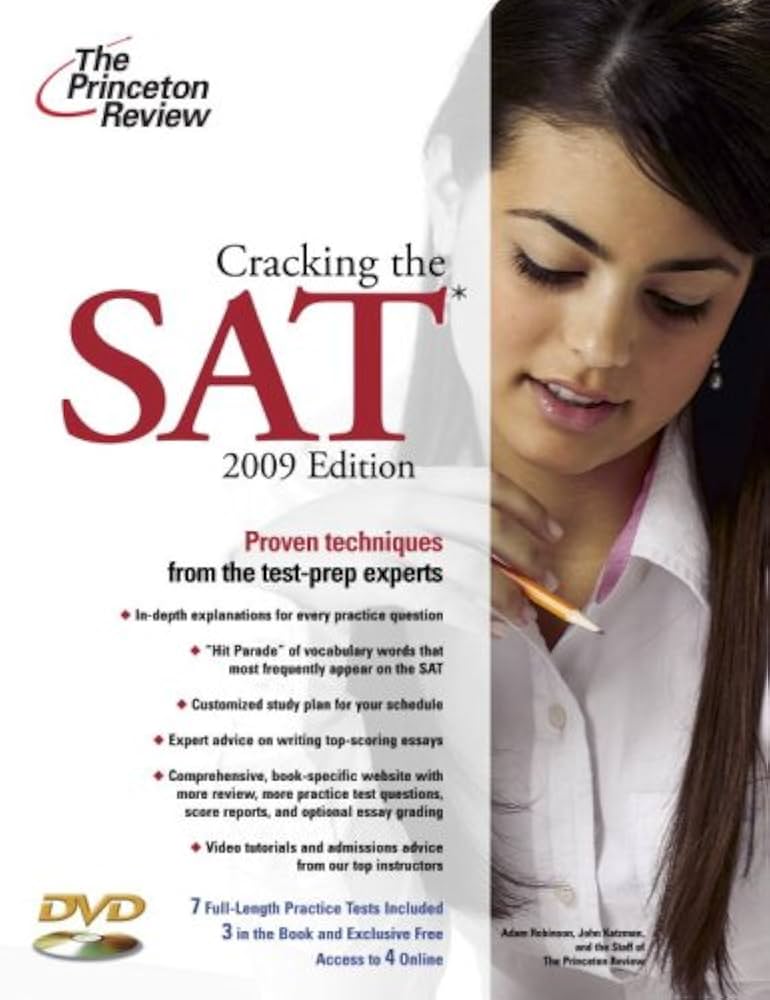 Cracking the SAT with DVD, 2009 Edition: College Test Preparation
