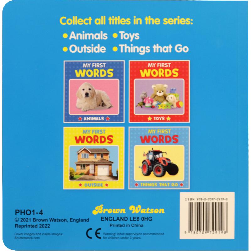 My First Words - Toys - Board Book