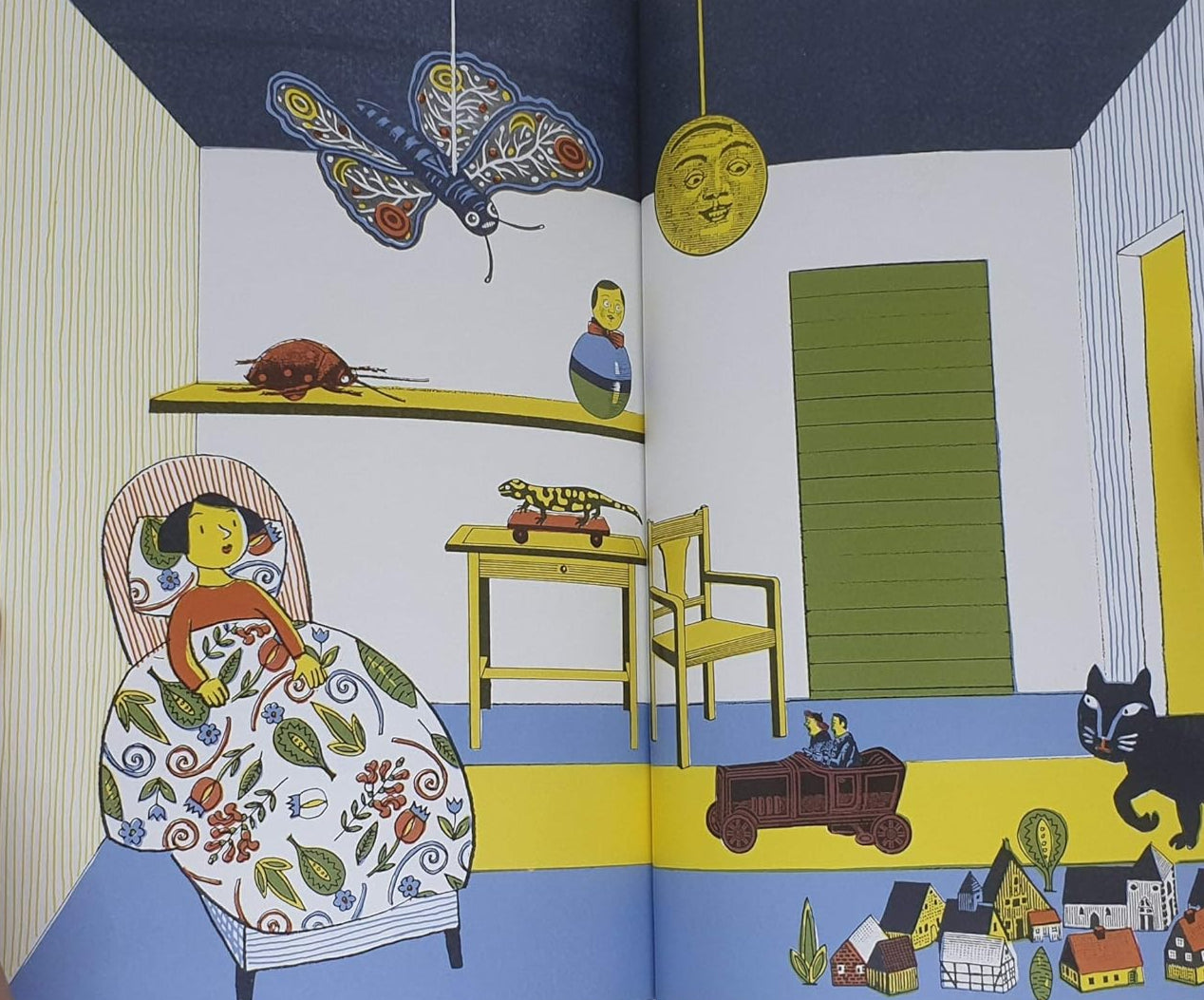 البنت والقطة