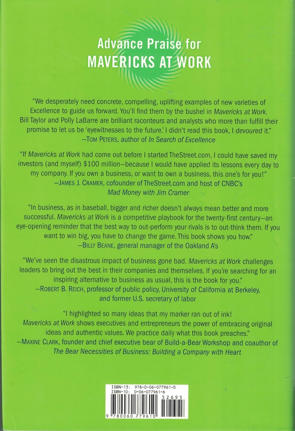 Mavericks at Work: Why the Most Original Minds in Business Win - Hardcover