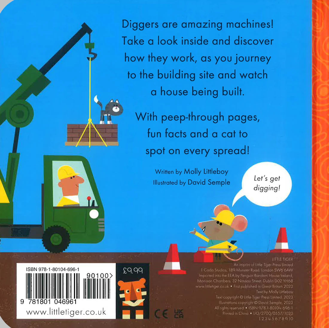 How It Works: Digger - Board book