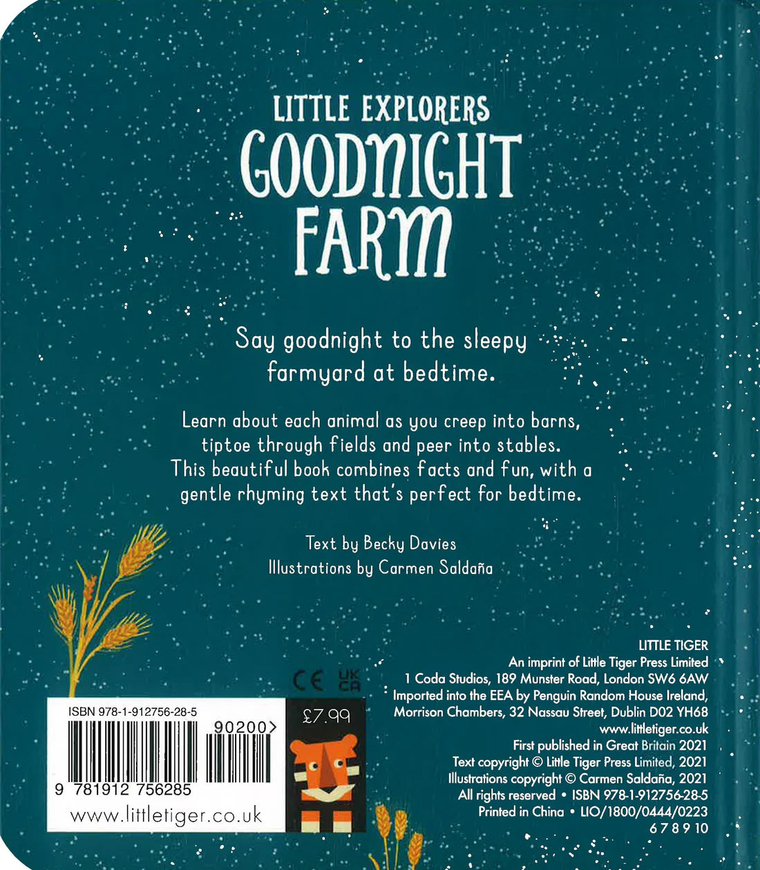 Little Explorers: Goodnight Farm - Board book