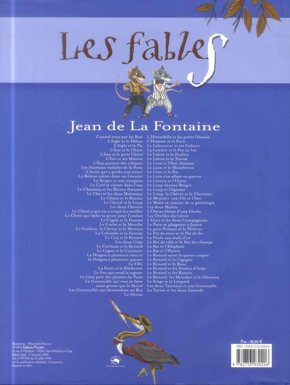 Les Fables De Jean De La Fontaine