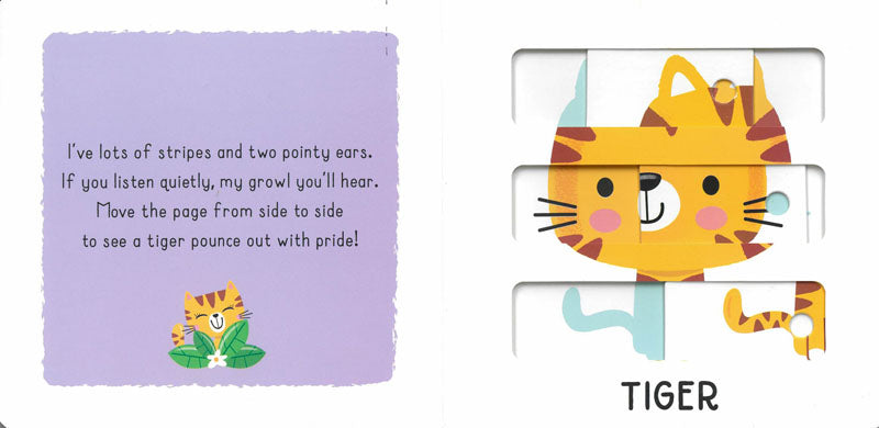 My First Sliding Puzzles: Zoo Animals - Board Book