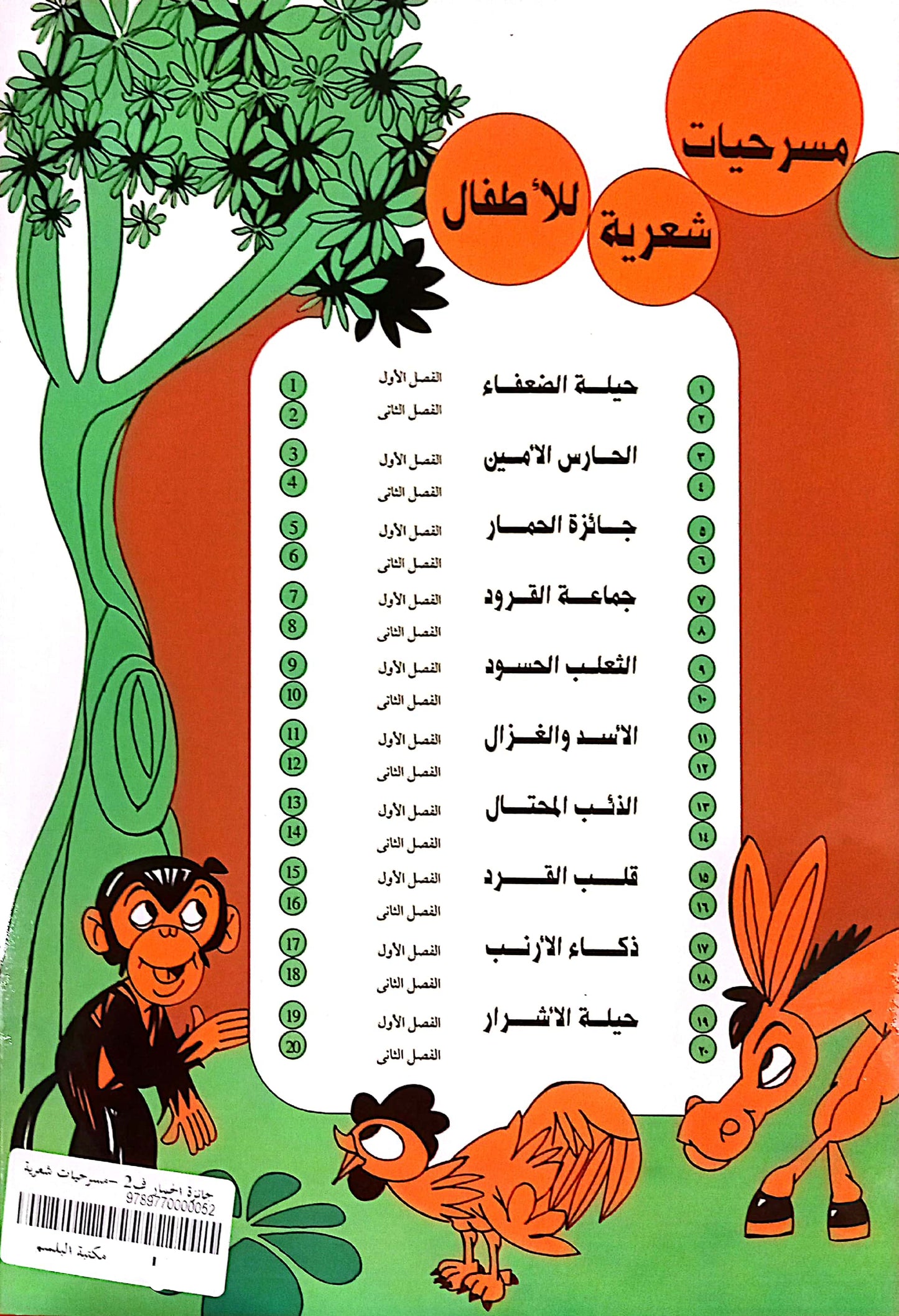 جائزة الحمار - 6 الفصل الثاني - مسرحيات شعرية للأطفال