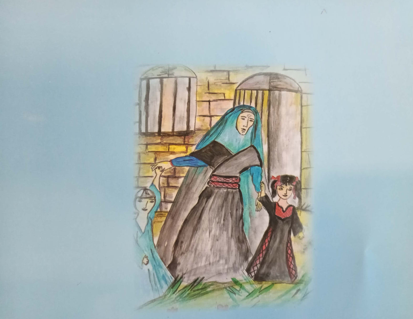 الولد يفتش عن إسمه