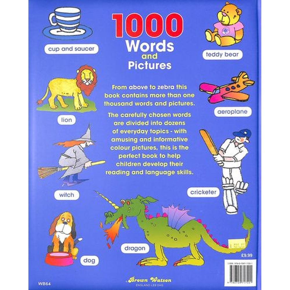 1000 Words & Pictures - Hard Cover