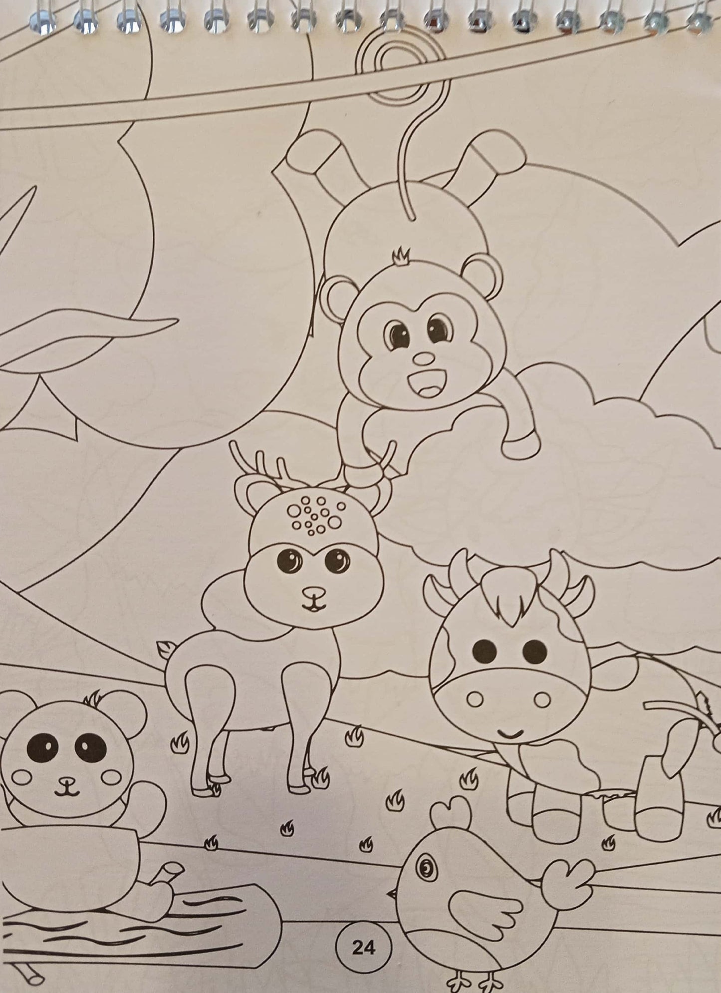 الحيوانات السعيدة - تلوين