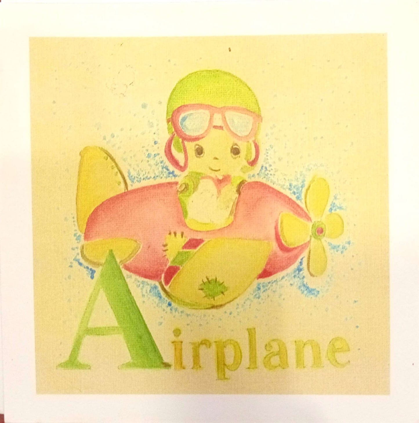 Alphabet Girl Flashcard