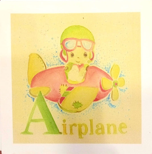 Alphabet Girl Flashcard