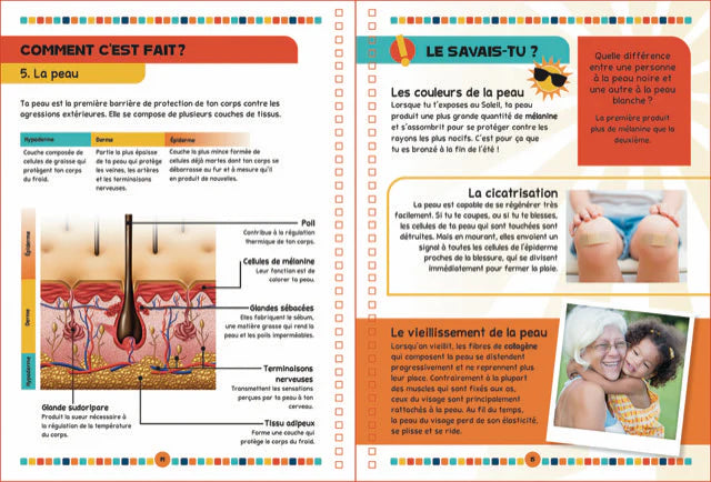 Le livre du corps humain: un voyage fantastique et ludique au coeur des mystères de l'anatomie humaine ! Hardcover