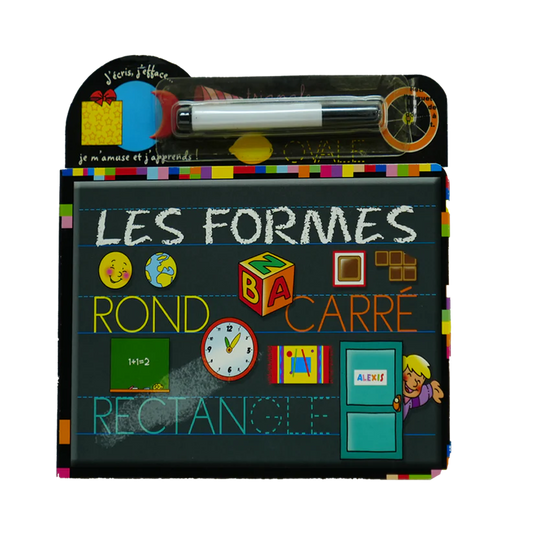 j`ecris, j`efface: les formes