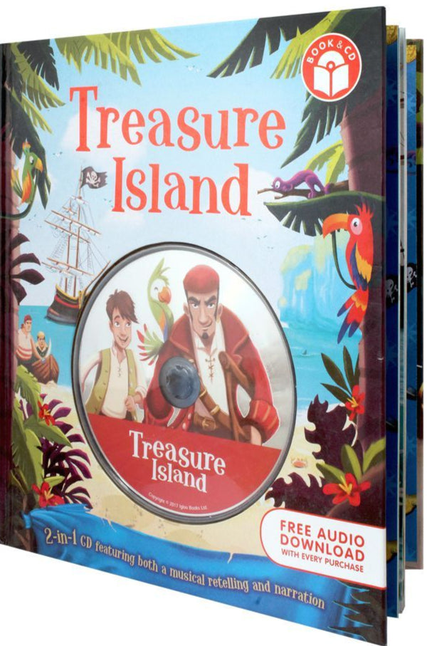 Treasure Island + CD - Hardcover