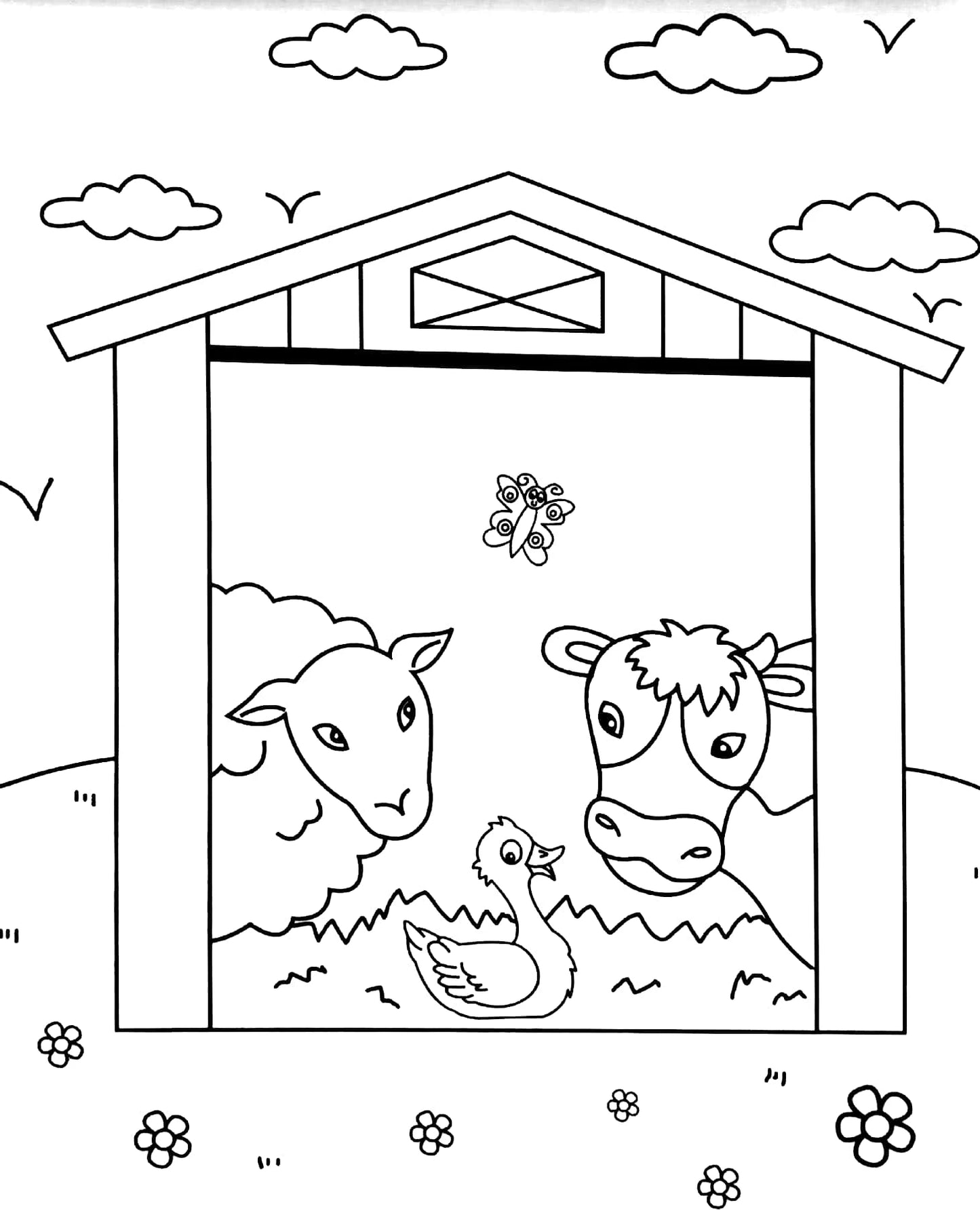 Farm Colouring Fun