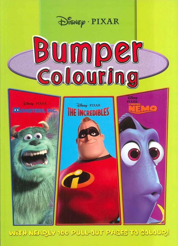 Bumper Colouring - Nemo - The Incredibles - Monsters Inc