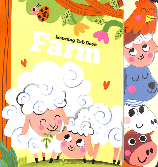 Learning Tab Book: Farm- Board Book
