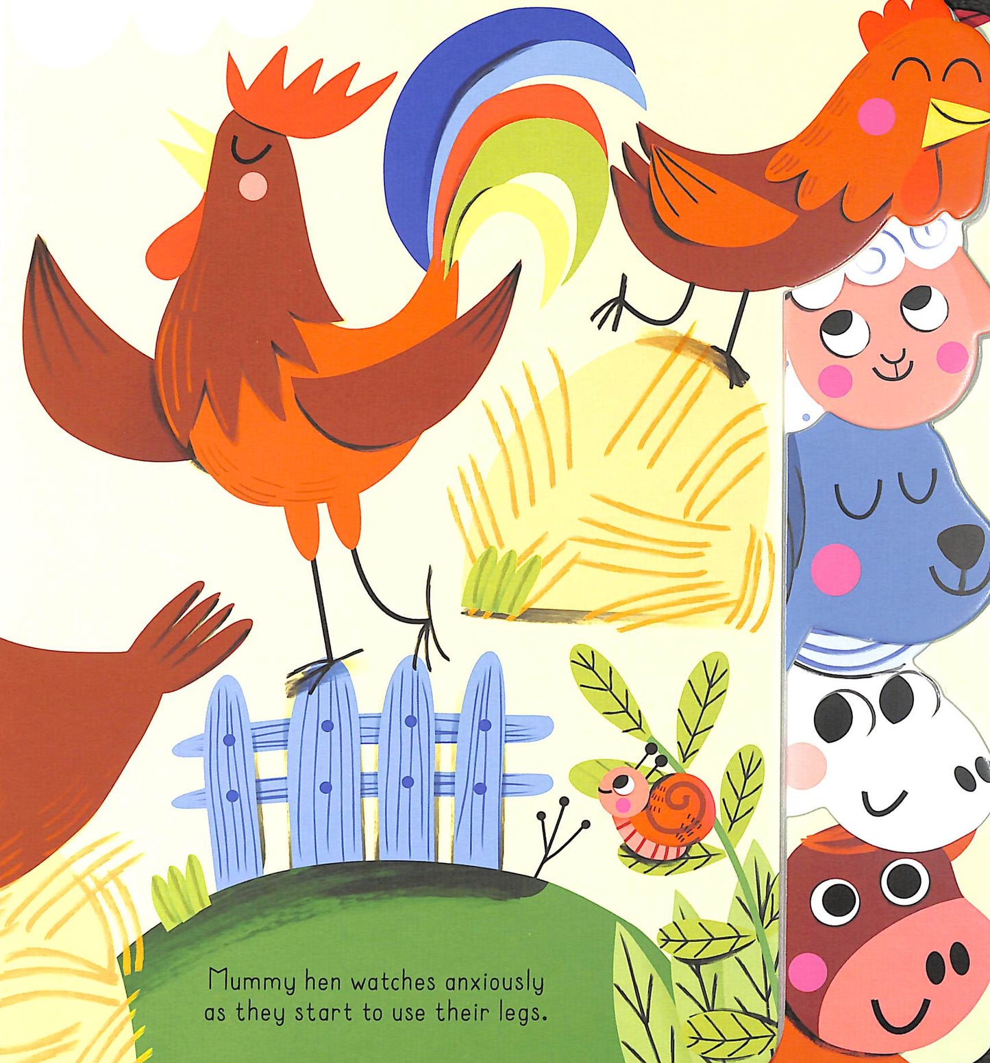 Learning Tab Book: Farm- Board Book