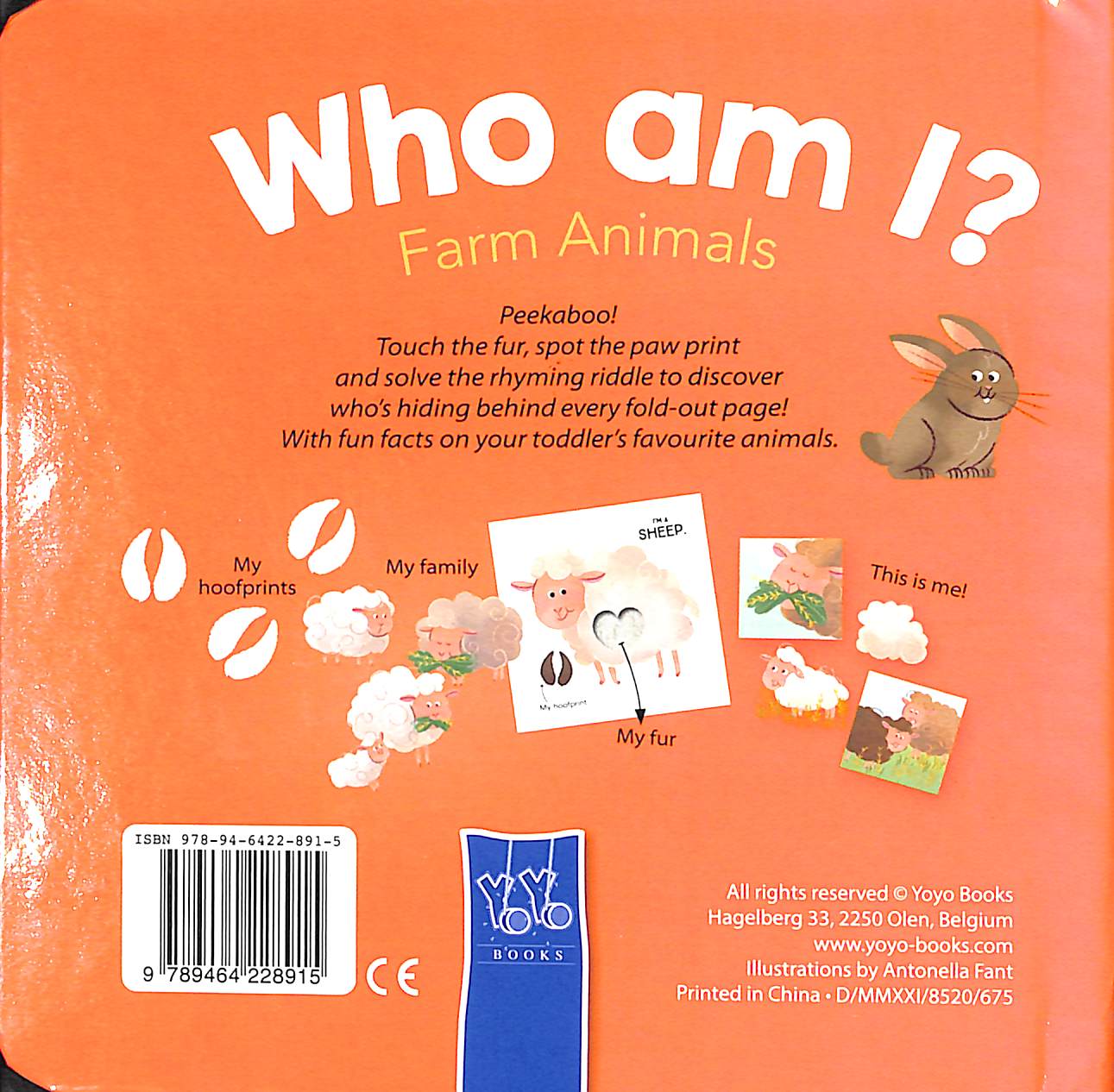 Farm Animals - Who Am I? - Board Book