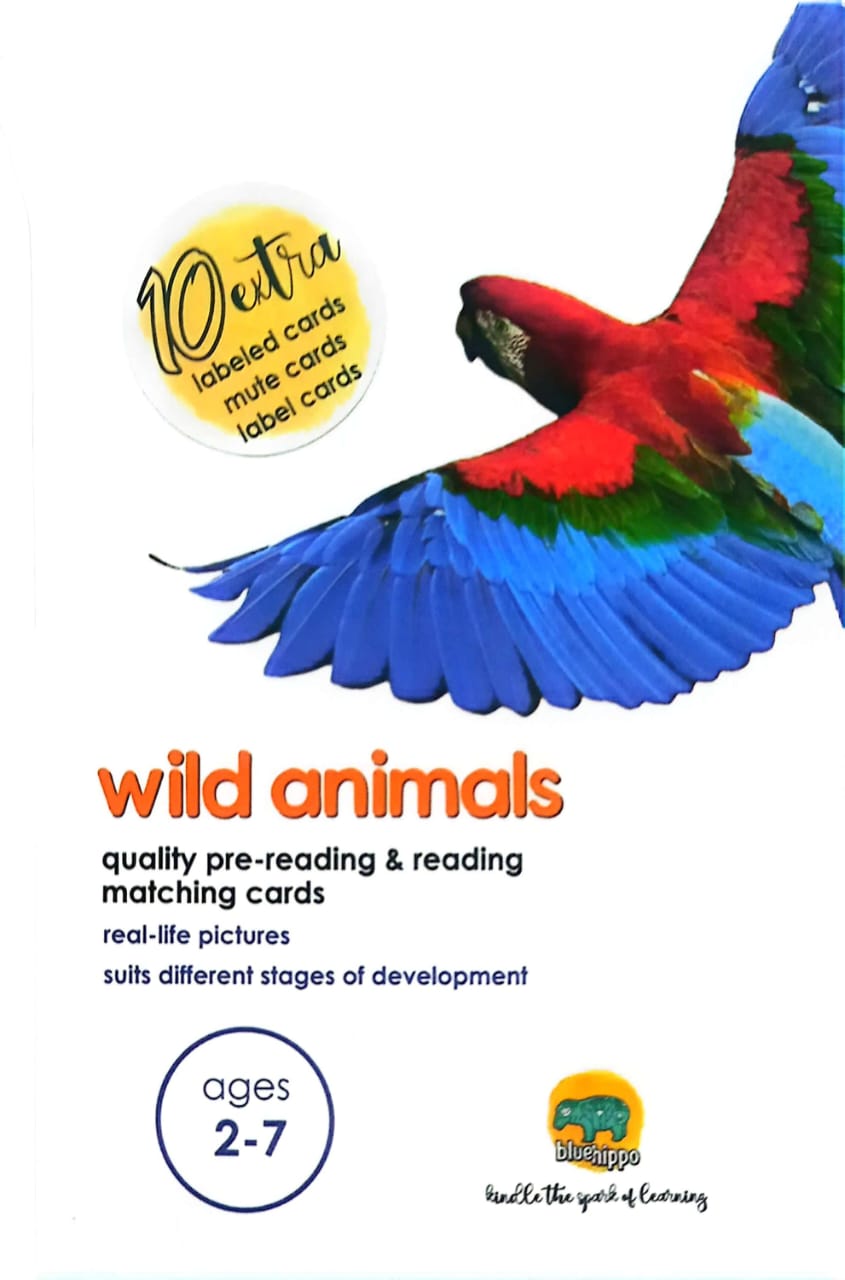 Wild Animals - Quality Pre -reading Preparation & Reading Matching Cards