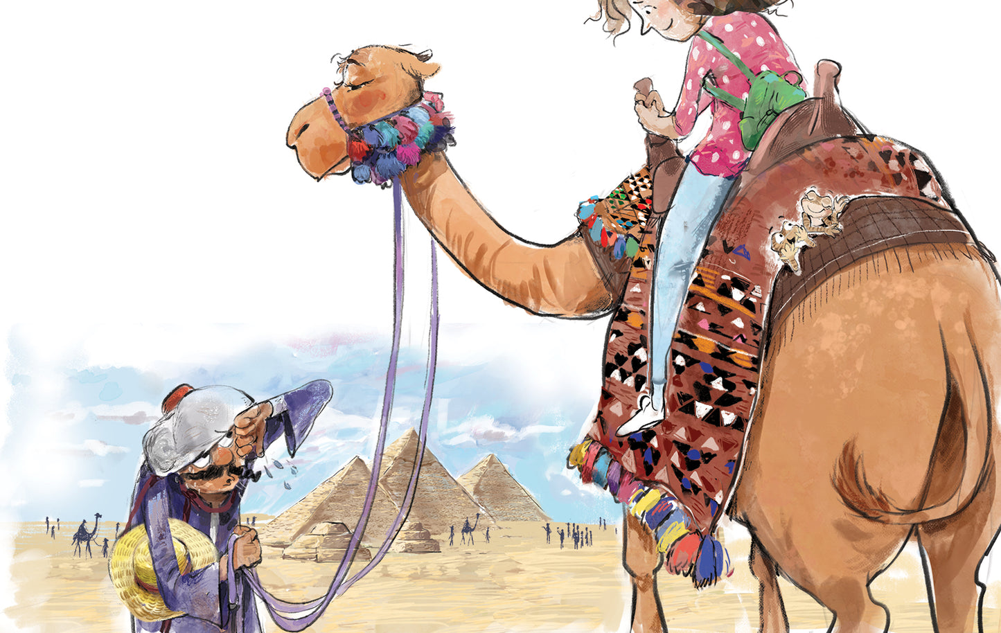 Gamila Gecko Goes to the Pyramids  - Hard Cover