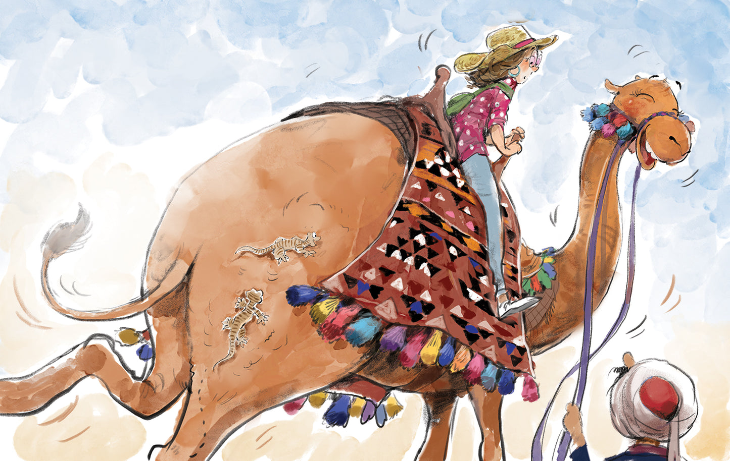 Gamila Gecko Goes to the Pyramids  - Hard Cover