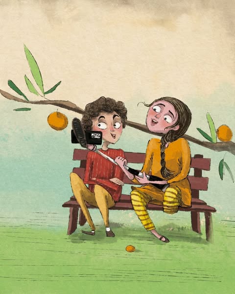 عزيزة وأمل - حكاية آكل الأرض