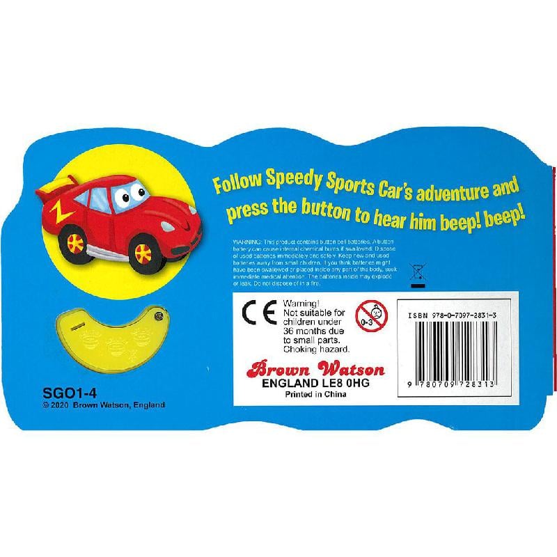 Speedy Sports Car My Little Sound Books - Board Book