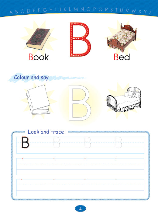 Play and Learn With ABC - Capital Letters - Book 1