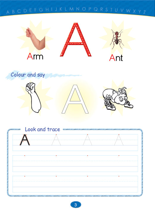 Play and Learn With ABC - Capital Letters - Book 1