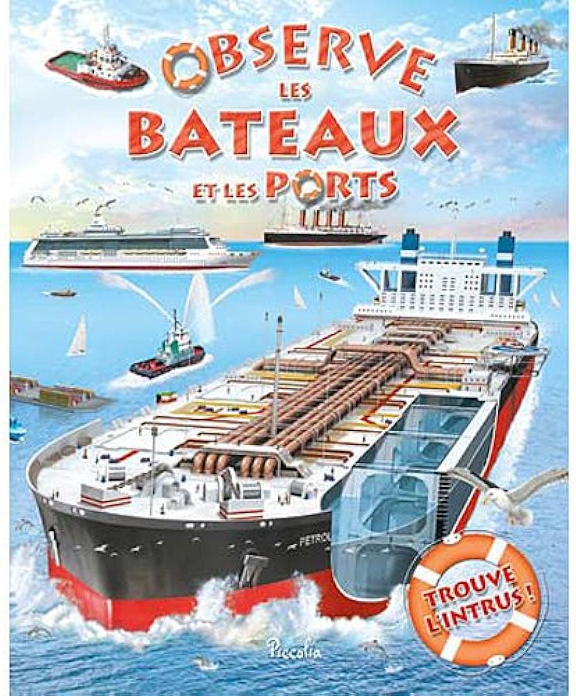 Observe Les Bateaux Et Les Ports