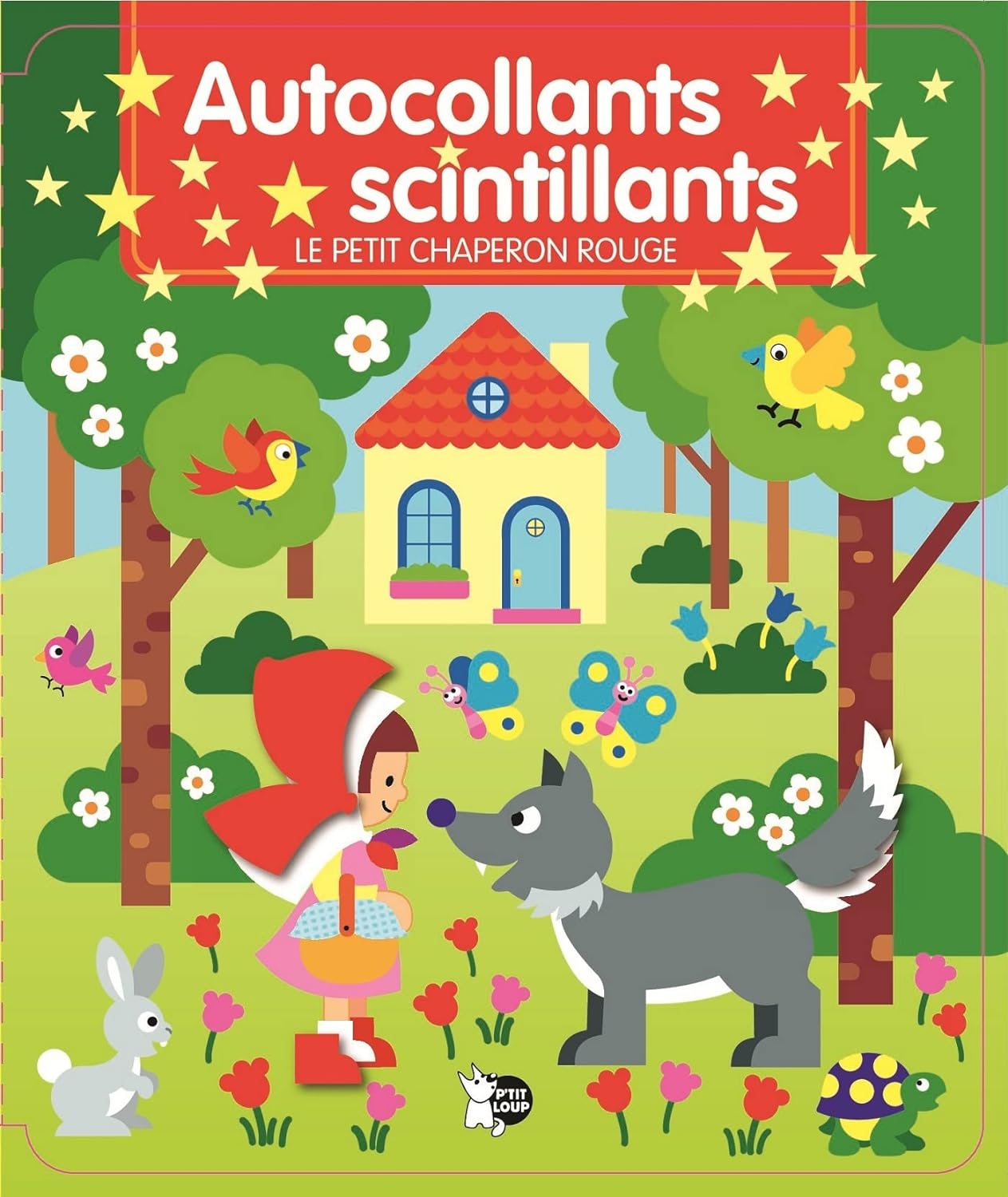 Le Petit Chaperon Rouge- Autocollants Scintillants