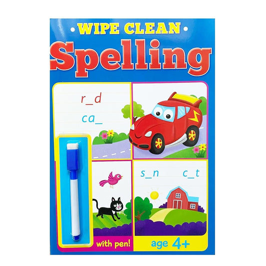 Wipe Clean Spelling Book with Pen