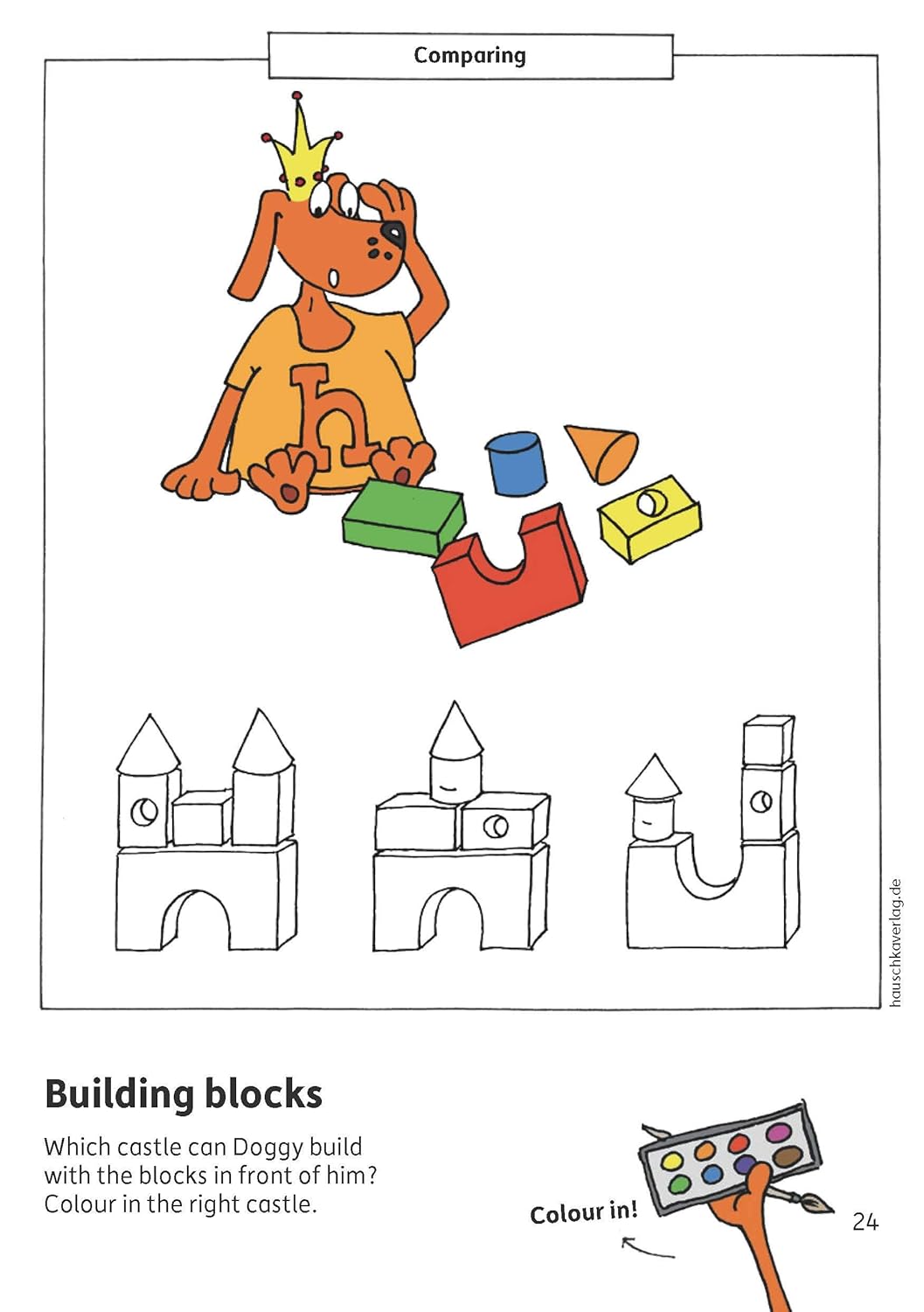 Preschool Block, comparing, connecting, finding errors - 4 years