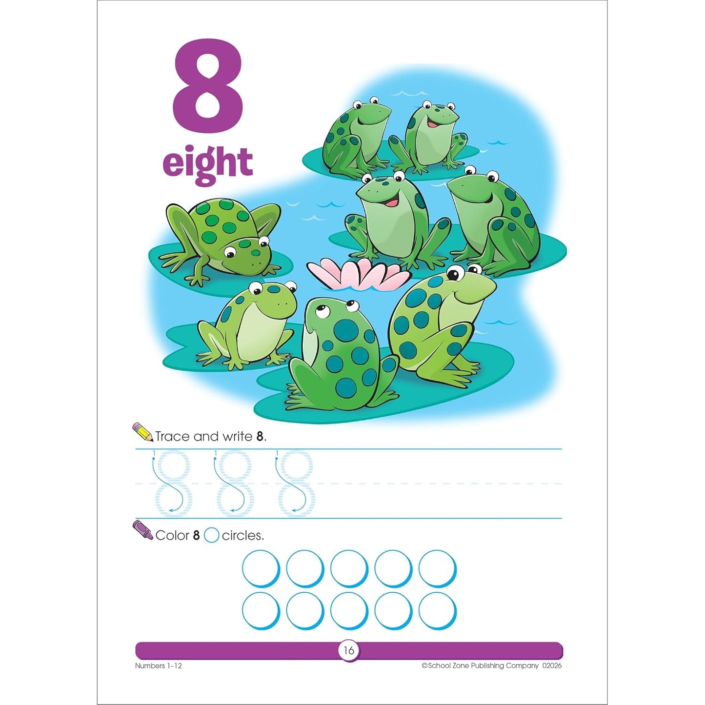 Numbers 1-12 Workbook