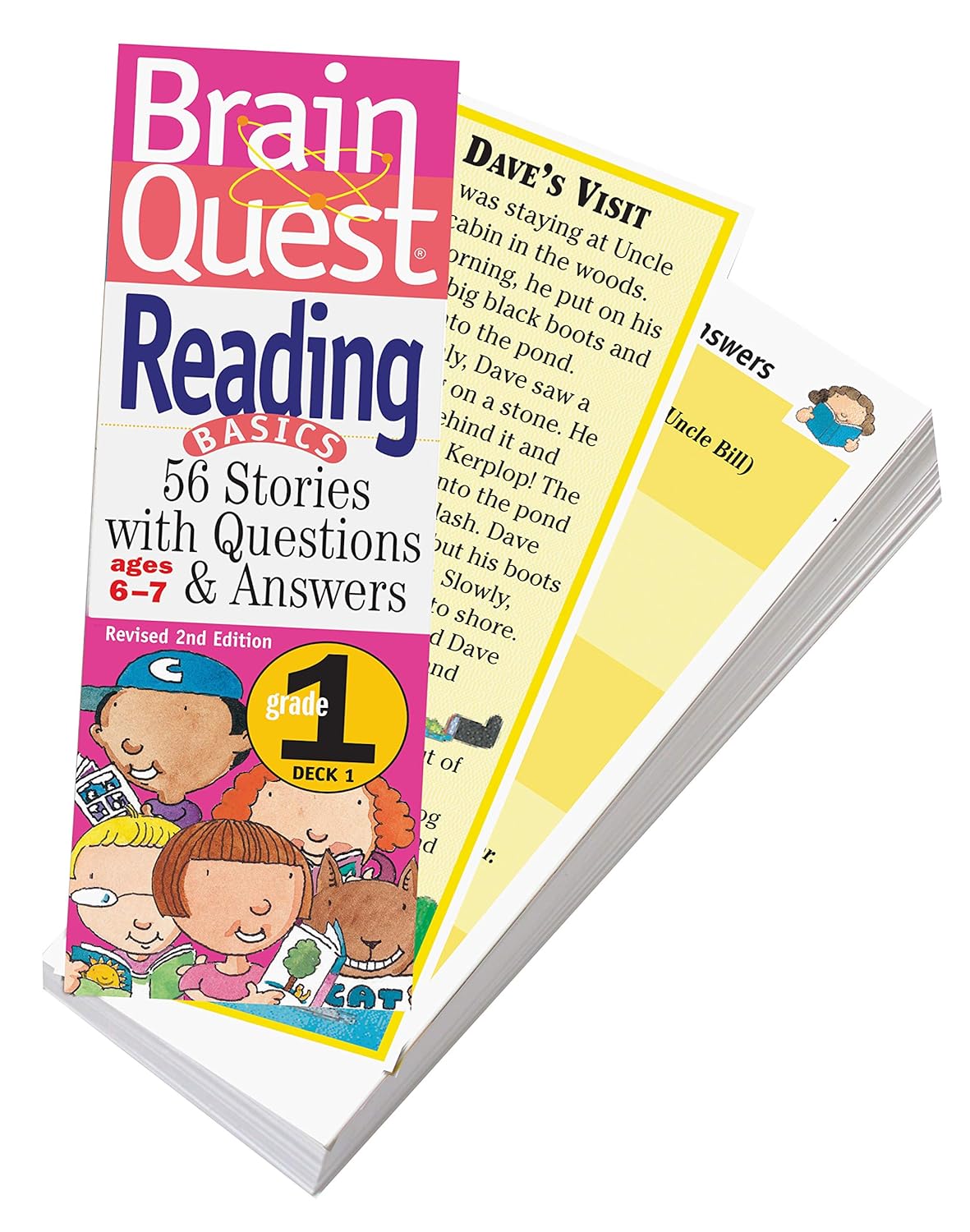 Brain Quest 1st Grade Reading Q&A Cards: 56 Questions and Answers to Challenge the Mind