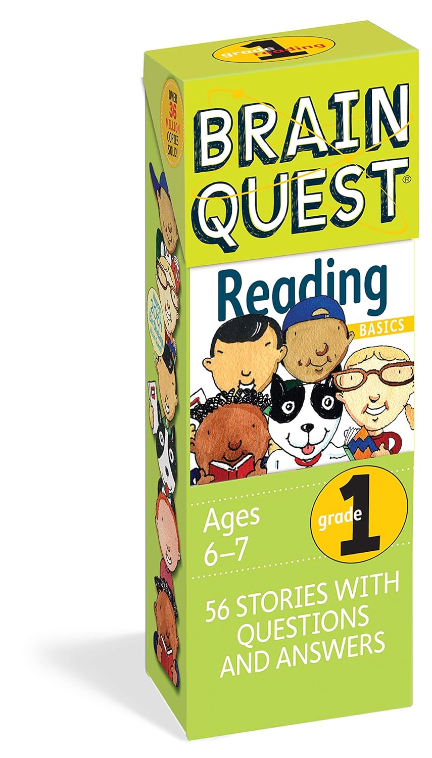 Brain Quest 1st Grade Reading Q&A Cards: 56 Questions and Answers to Challenge the Mind