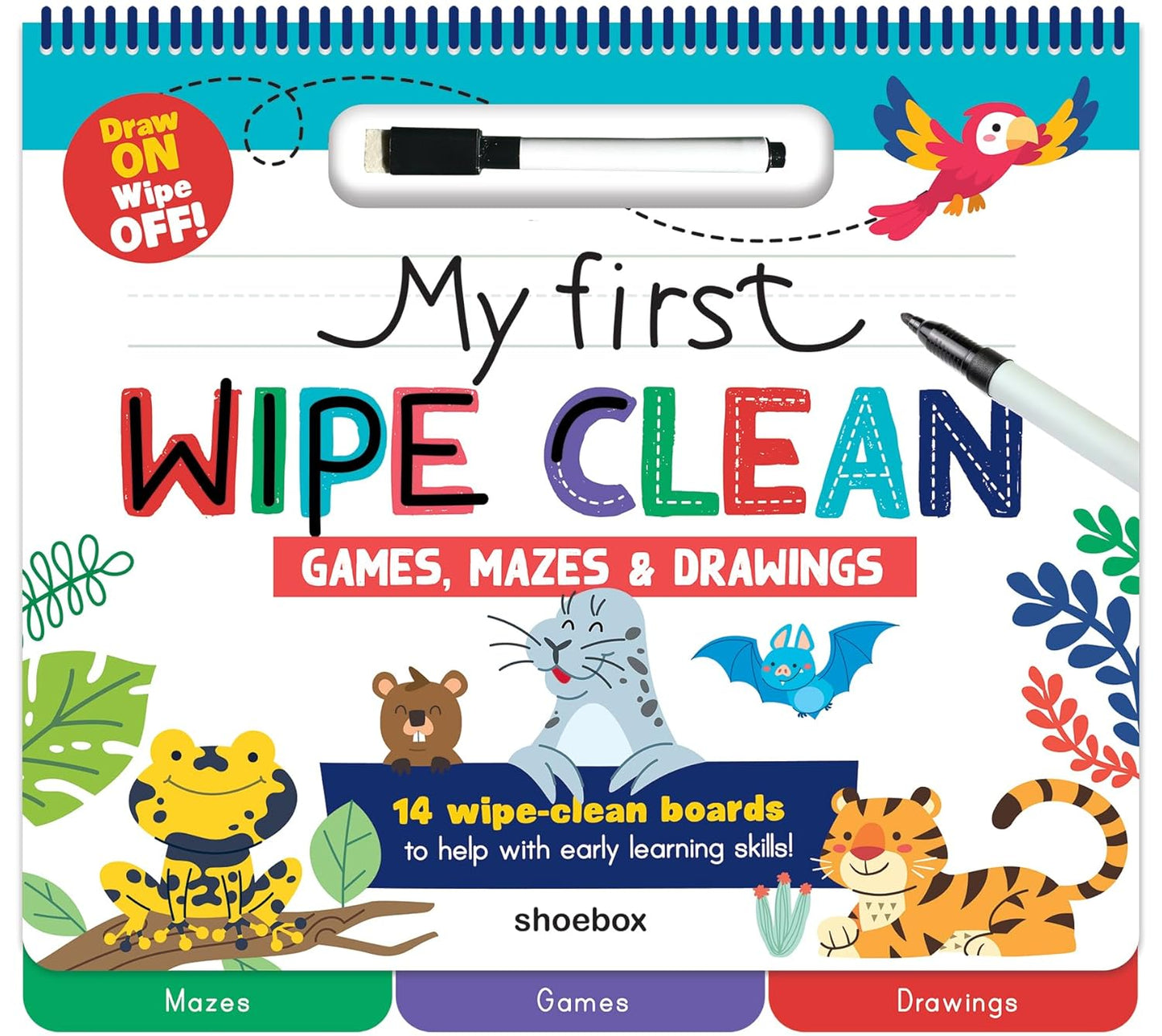 My First Wipe Clean Games and Maze