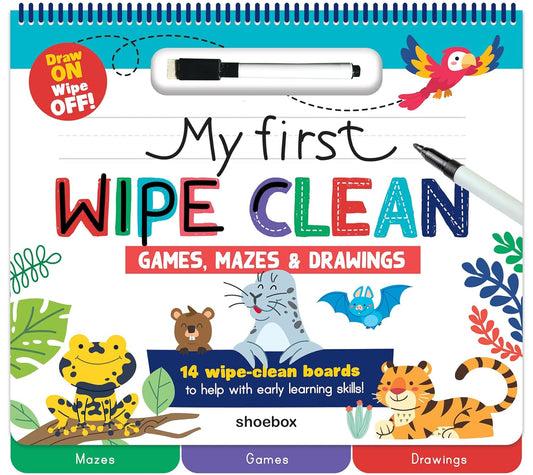 My First Wipe Clean Games and Maze