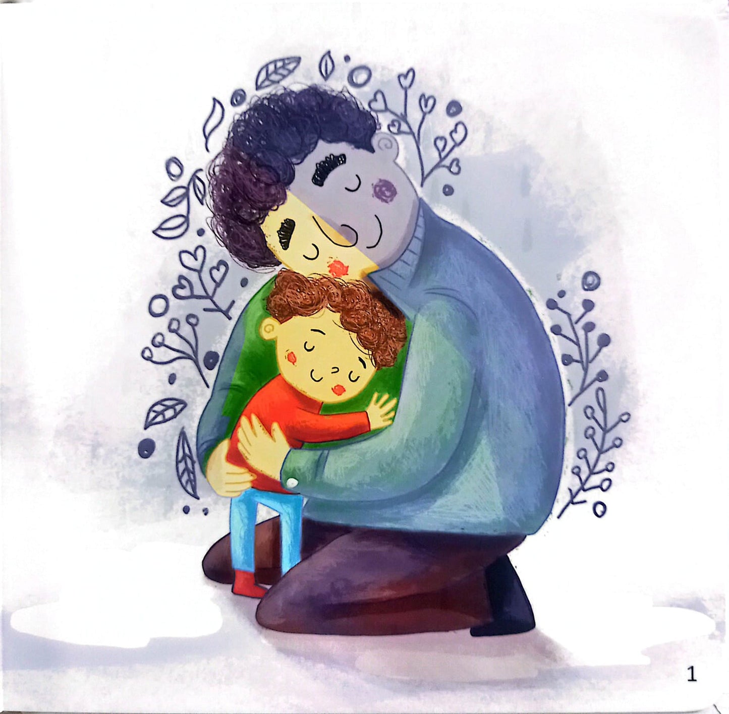 أحبك - سلسلة القراءة اللمس الإحساس - ورق مُقوّى