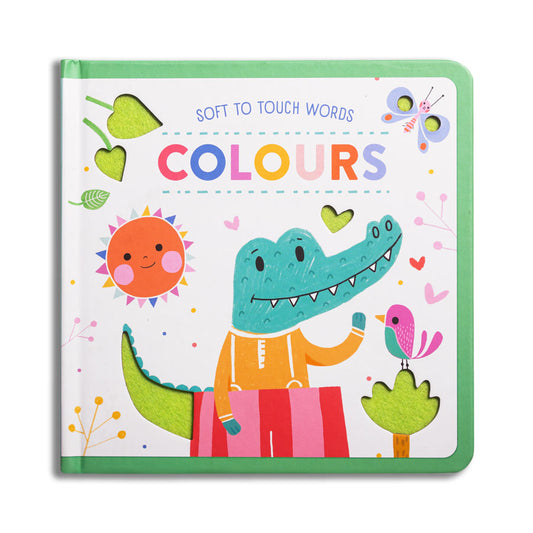 Soft to Touch Words: Colours - Board Book