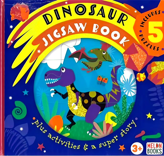 Dinousaurs Jigsaw Book - Board Book