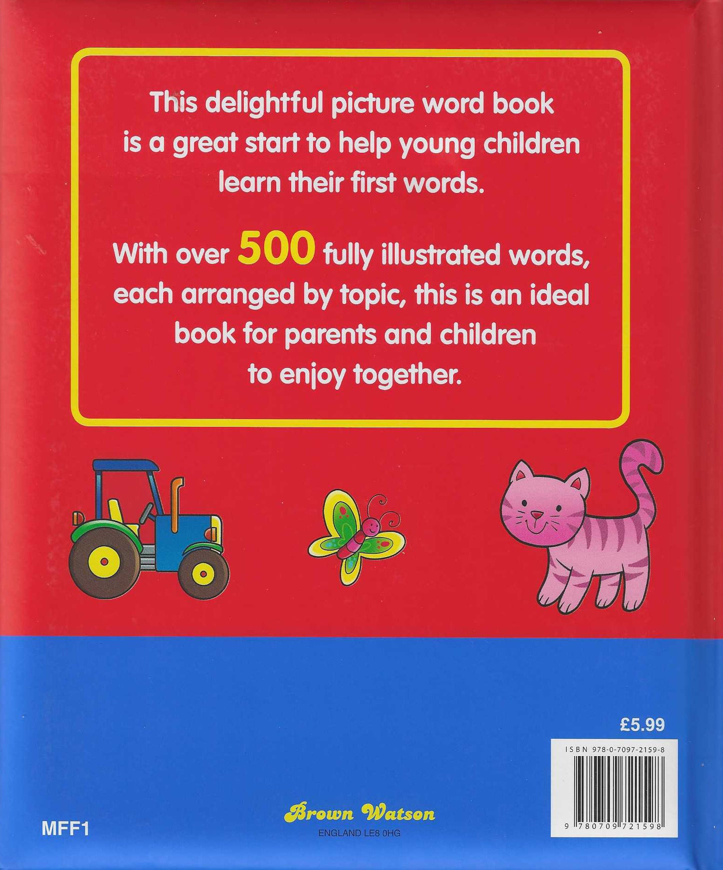 My First 500 Words and Pictures - Padded Cover