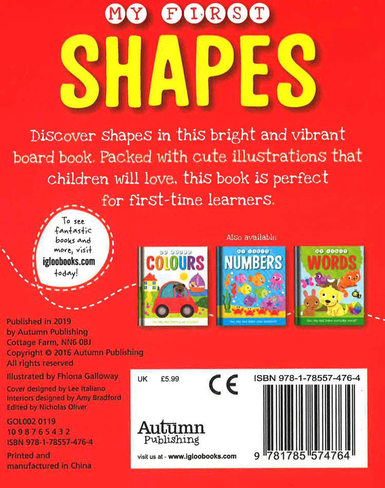 My First Shapes - Board Book