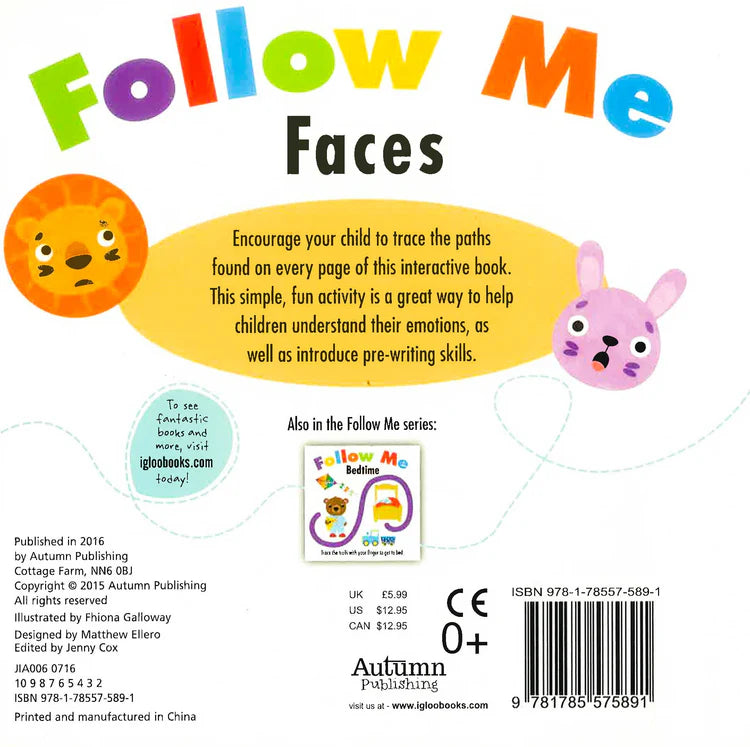 Follw Me Faces - Board book
