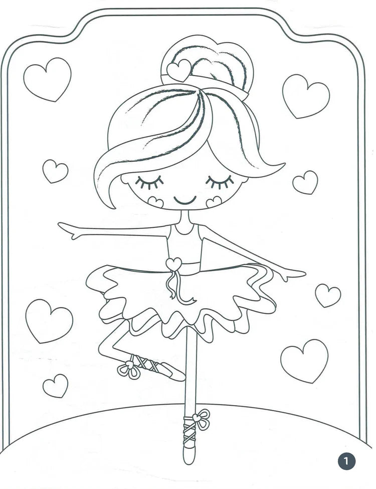 My Favourite Ballerina - Colouring Books