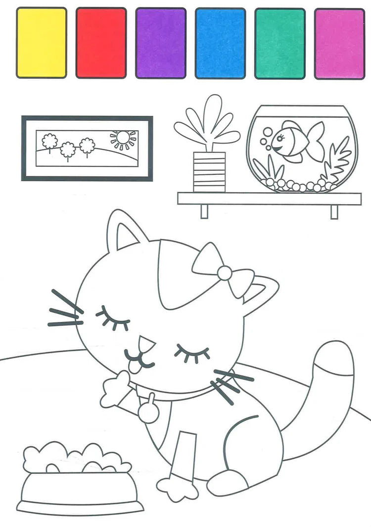 Little Artists - Kittens - Magic Water Book